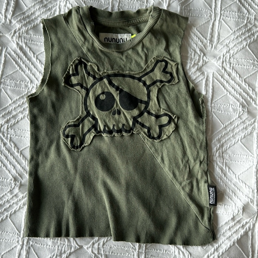 NUNUNU | Toddler Cut Off Tank Top | Size 18-24m